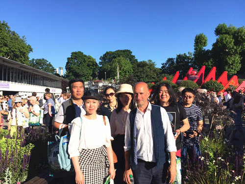 英國(guó)游學(xué)考察結(jié)束 與景觀對(duì)話與名家交流