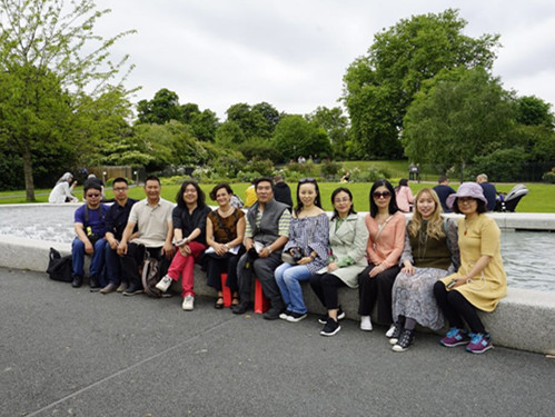 英國游學(xué)考察結(jié)束 與景觀對話與名家交流