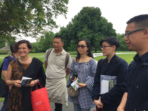 英國游學(xué)考察結(jié)束 與景觀對話與名家交流