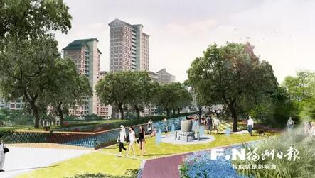 福州市區內河主題公園帶風光成片