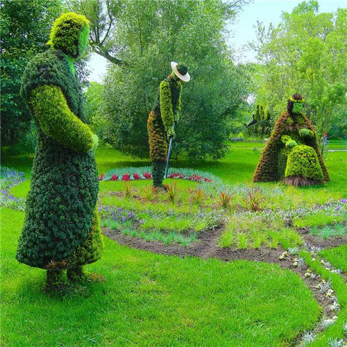 植物雕塑的城市景觀你見過嗎?