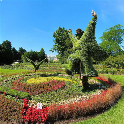 植物雕塑的城市景觀你見過嗎?