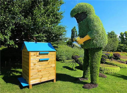 植物雕塑的城市景觀你見過嗎?