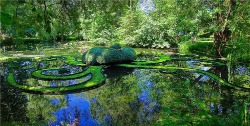 植物雕塑的城市景觀你見過嗎?