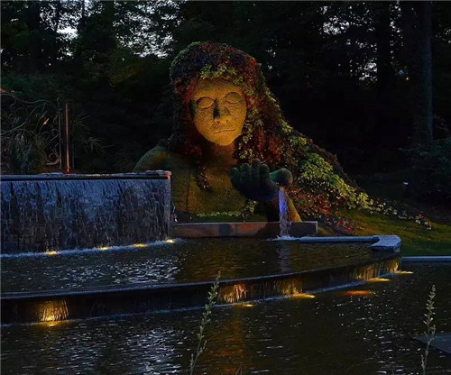 植物雕塑的城市景觀你見過嗎?