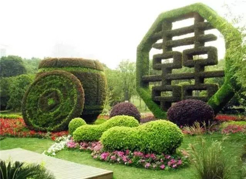 植物雕塑的城市景觀你見過嗎?
