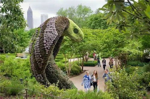植物雕塑的城市景觀你見過嗎?