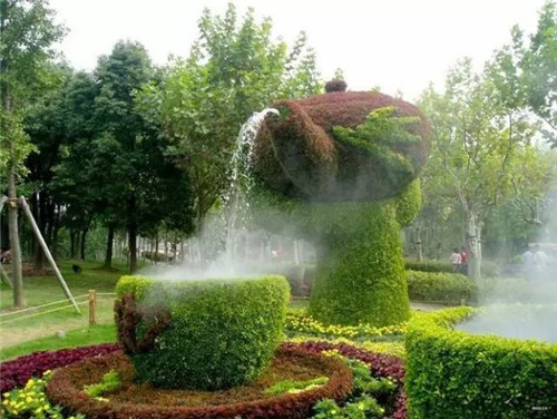 植物雕塑的城市景觀你見過嗎?