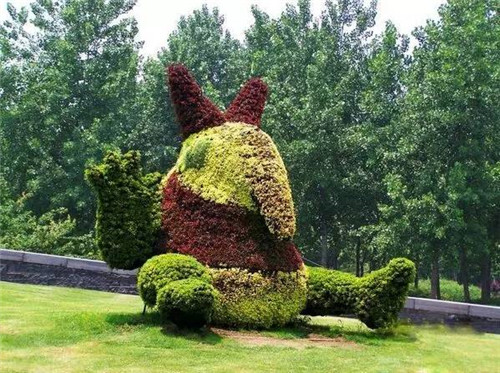 植物雕塑的城市景觀你見過嗎?