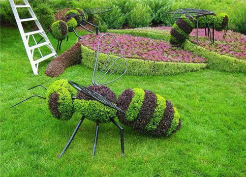 植物雕塑的城市景觀你見過嗎?