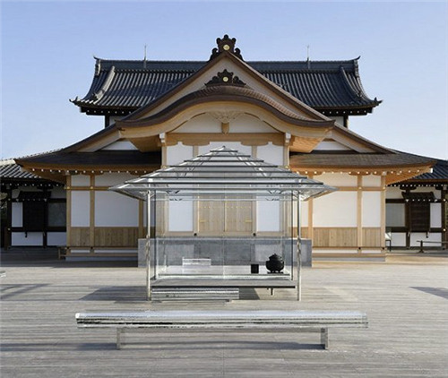 這間幾乎純玻璃制的日式茶室即將環(huán)游世界