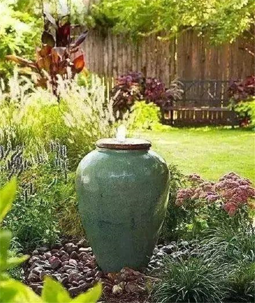 院子里造個小水景檔次提高了十倍不止