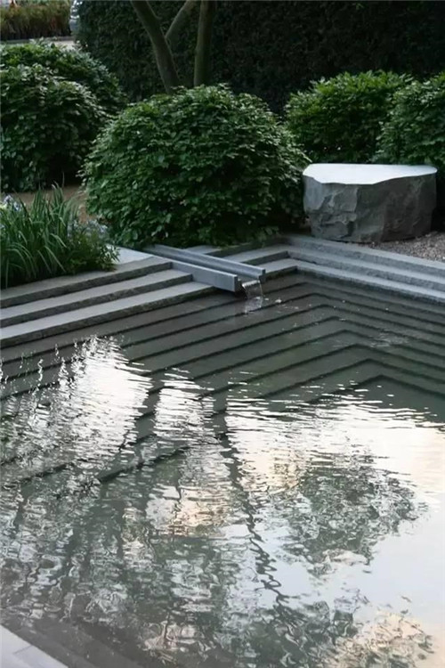 院子里造個小水景檔次提高了十倍不止