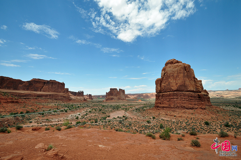 美國拱門國家公園 穿越三億年時(shí)光的壯麗