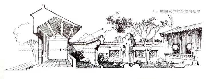 瞻園的空間布局分析
