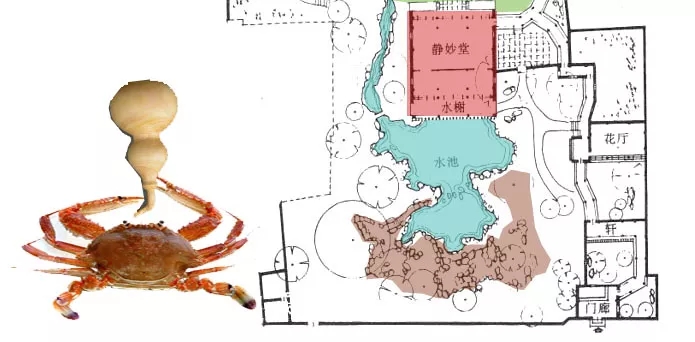 瞻園的空間布局分析