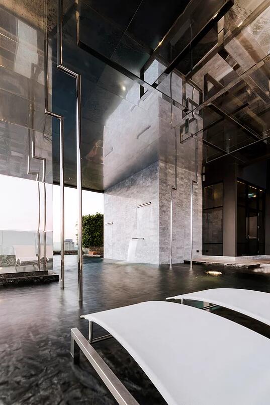 泰國曼谷M Silom住宅區景觀設計