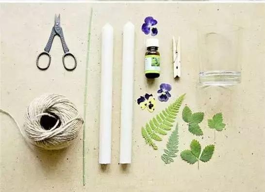 干花蠟燭、花藝書簽制作步驟