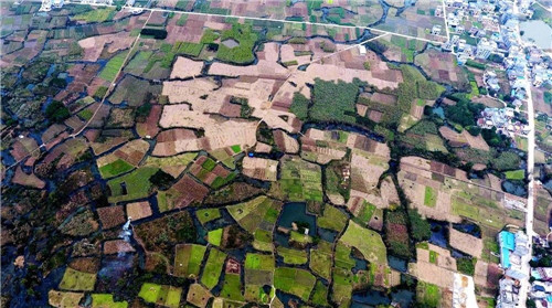 航拍生態綠洲——都安澄江國家濕地公園