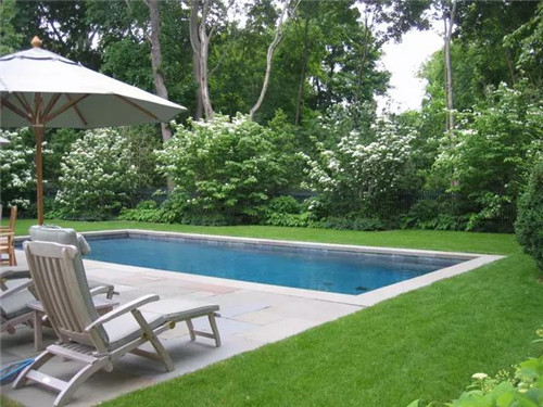 森林中的自然法式莊園景觀