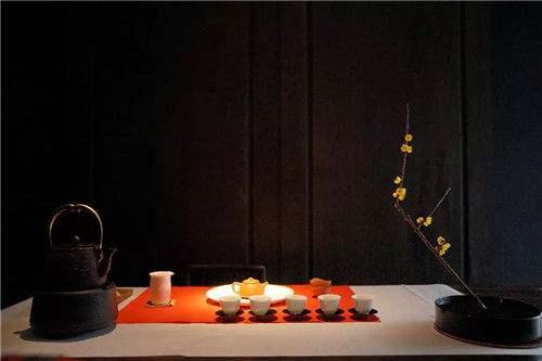 茶席中的花藝