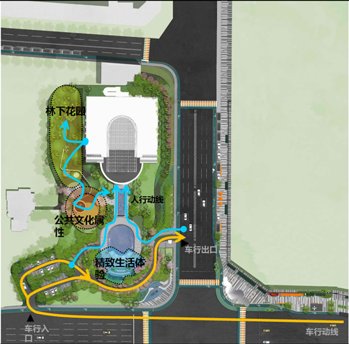 路媛:潤德·萬科翡翠公園品牌館景觀設計