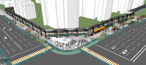 路媛:潤德·萬科翡翠公園品牌館景觀設計