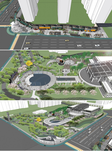 路媛:潤德·萬科翡翠公園品牌館景觀設計