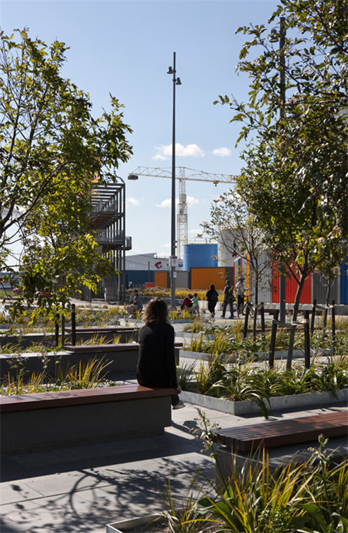 奧克蘭海濱工業區北碼頭長廊濱水景觀的改造