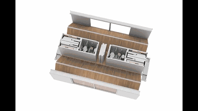 超高級移動別墅 可折疊裝上車