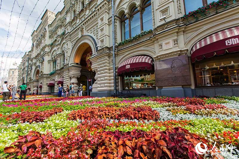 又是一年賞花時 莫斯科花卉節正在進行中