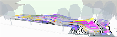 河北省第二屆園博會花境創意作品——花漫“水圖”卷