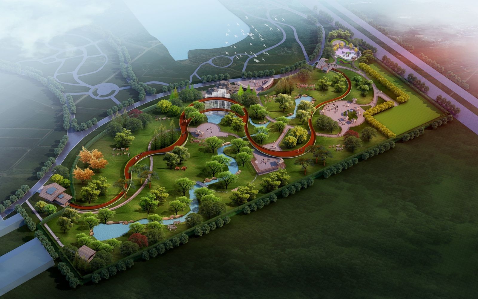 園冶杯專業獎：臨沂動植物園散養區景觀設計