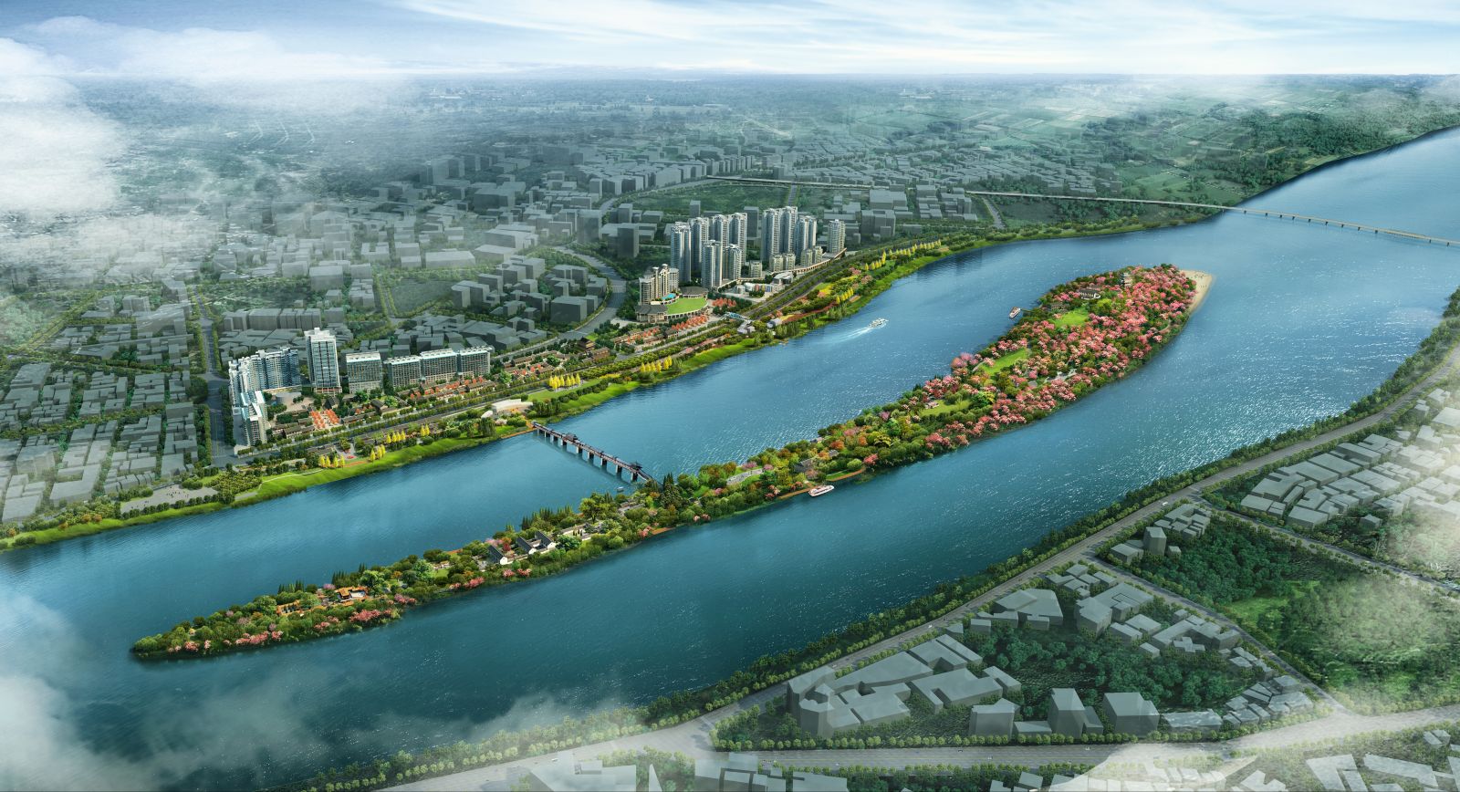 園冶杯專業獎：衡陽市東洲島綜合開發項目景觀設計