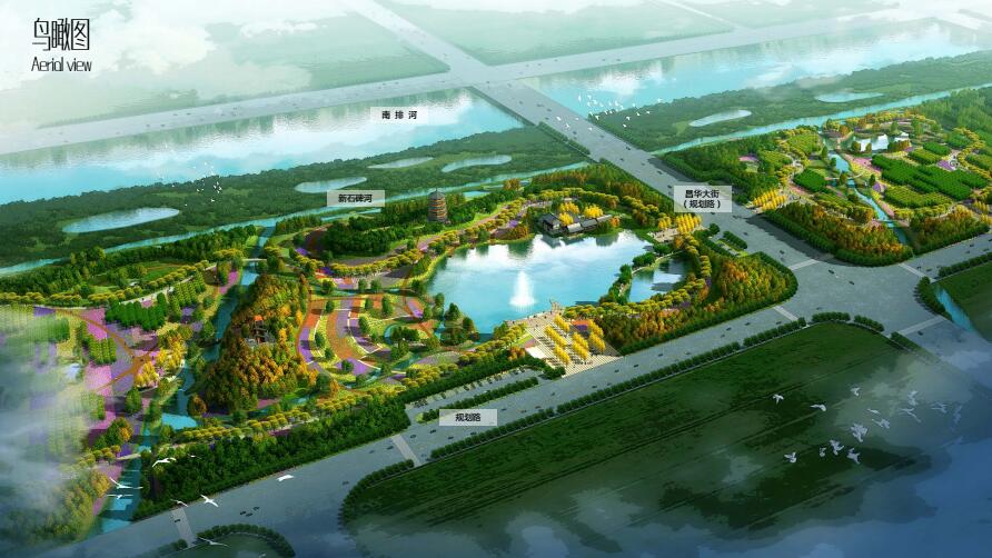 園冶杯專業獎:黃驊城西花卉園工程設計方案