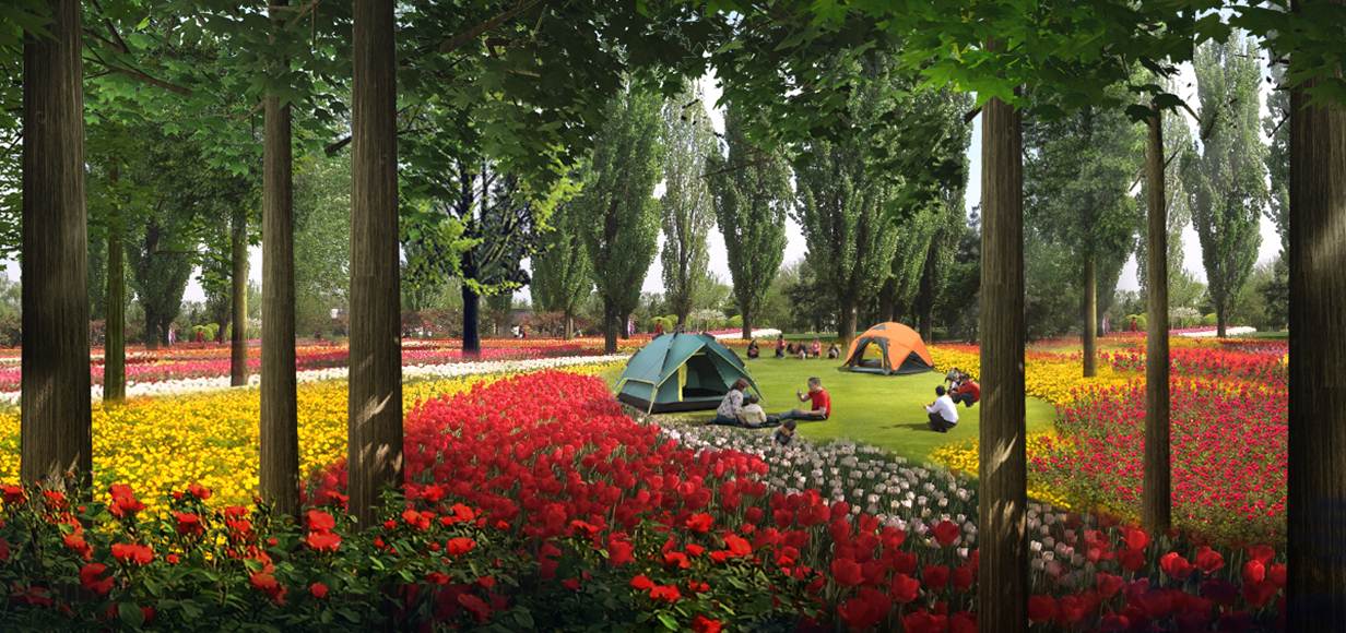 園冶杯專業獎:黃驊城西花卉園工程設計方案