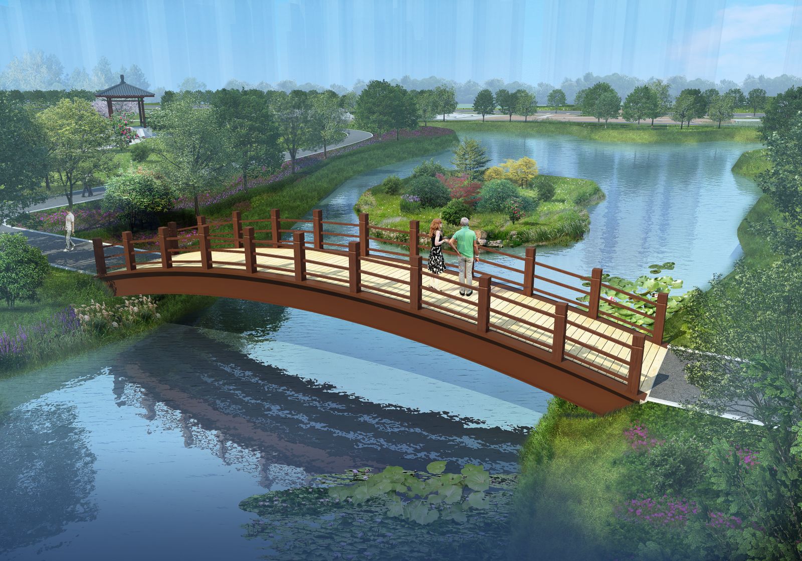 園冶杯專業獎：天津市雙青公園景觀方案設計