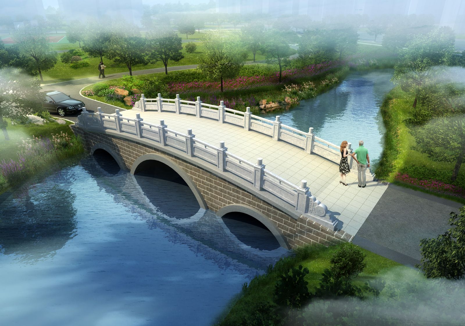 園冶杯專業獎：天津市雙青公園景觀方案設計