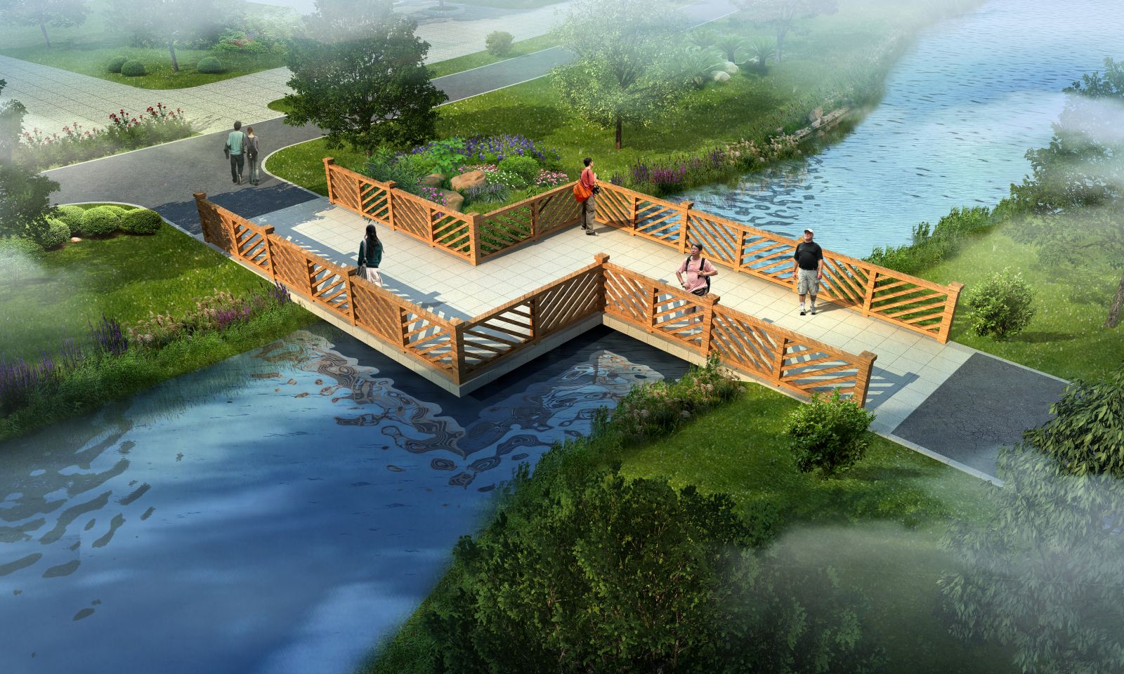 園冶杯專業獎：天津市雙青公園景觀方案設計