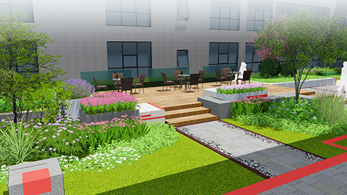 園冶杯專業(yè)獎:新華國際廣場天井園林景觀