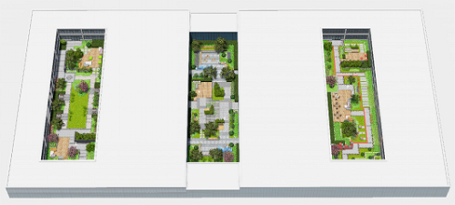 園冶杯專業(yè)獎:新華國際廣場天井園林景觀