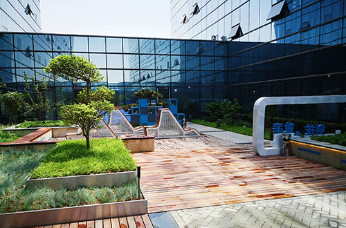 園冶杯專業(yè)獎:新華國際廣場天井園林景觀