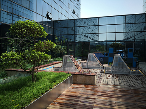 園冶杯專業(yè)獎:新華國際廣場天井園林景觀