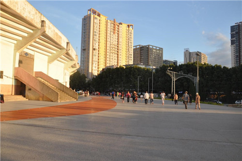 云南省第一座會呼吸的“海綿體育公園”