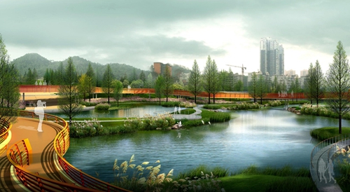 園冶杯專業獎：忠莊河、劍江路景觀提升改造及環境綜合整治工程