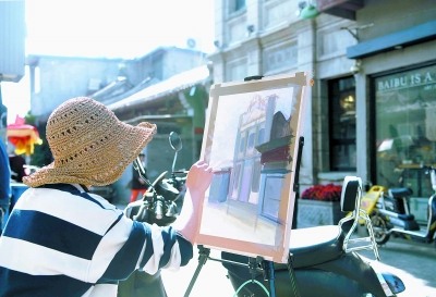 畫筆描摹老巷新生