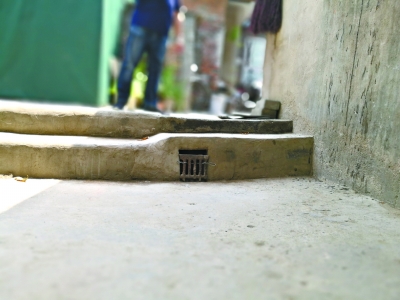 改造低洼院落 告別雨后積水