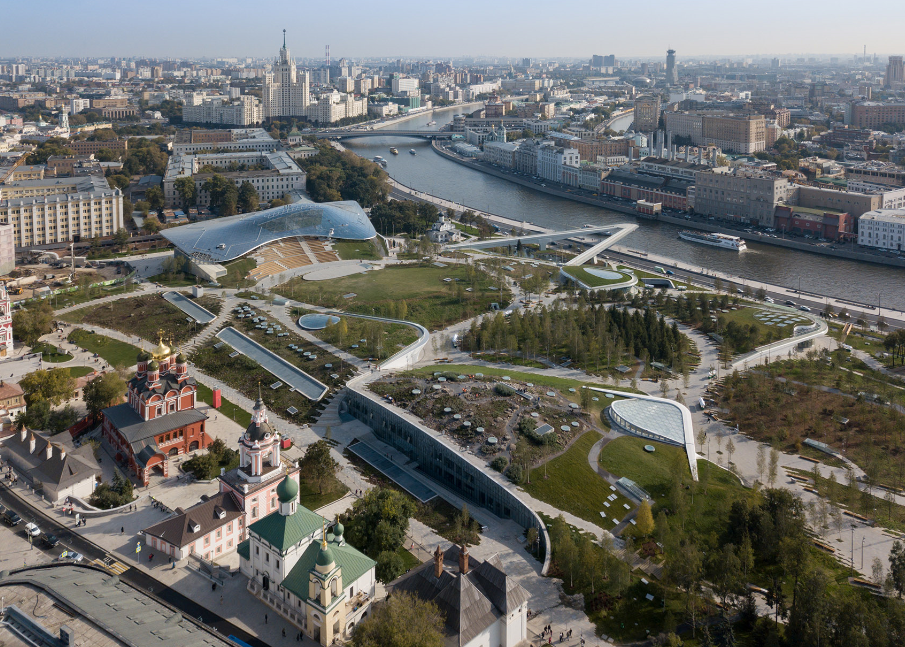 莫斯科扎里亞季耶公園景觀設計