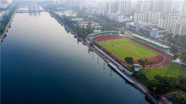 充滿活力的散步道活動(dòng)場(chǎng)所——香港沙田濱河棧道