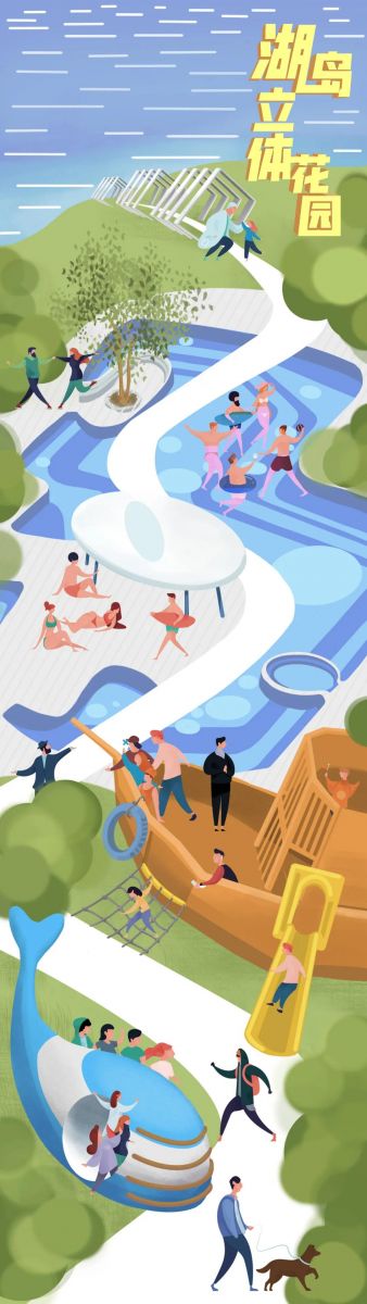 湖島立體花園居游記丨惠州奧園譽(yù)山湖